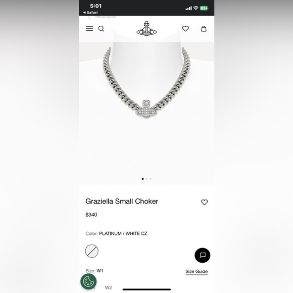 Vivienne Westwood Graziella small orbit choker - Picture 16 of 16